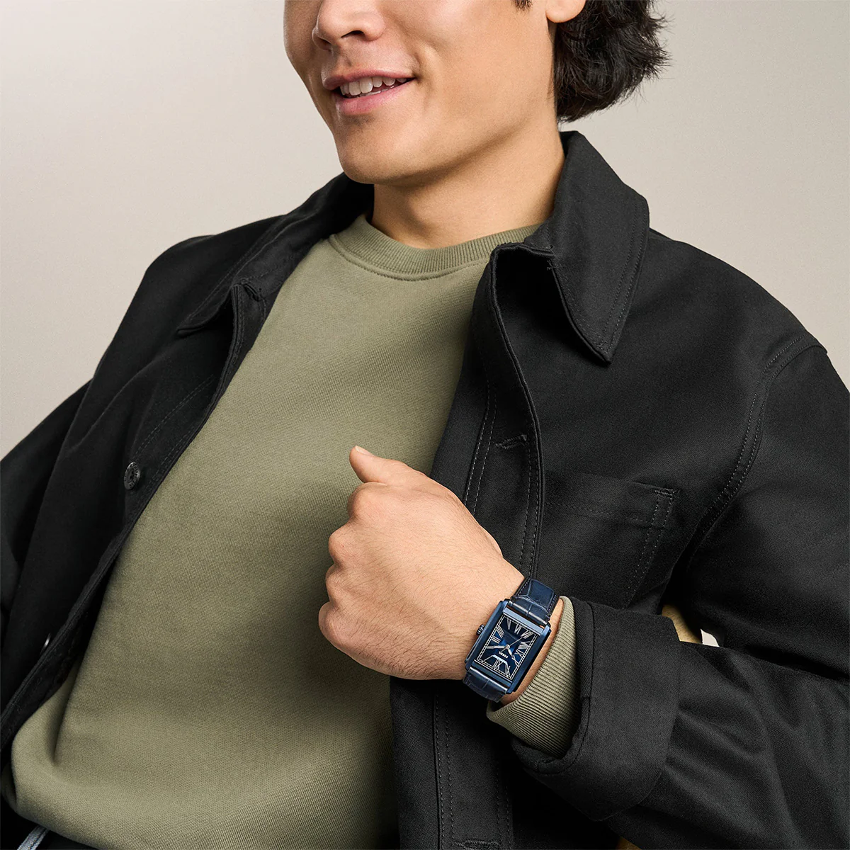 Reloj Fossil Carraway Cuarzo Cuero Hombre - Image 9